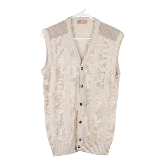 Vintage beige Gabzy Sweater Vest - mens medium