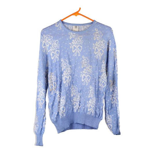 Vintage blue De Wall Jumper - womens medium