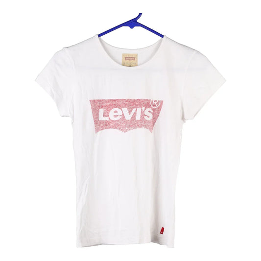 Vintage white Age 14 Levis T-Shirt - girls small