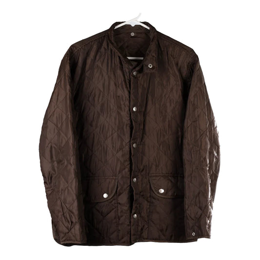 Vintage brown Quilted Unbranded Jacket - mens large