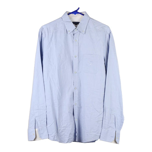 Vintage blue Trussardi Shirt - mens medium