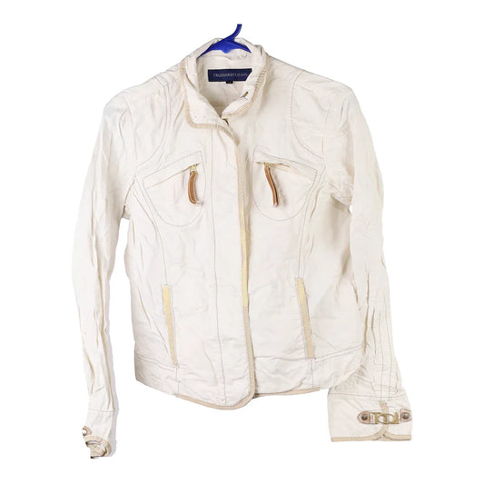 Vintage cream Trussardi Jacket - womens medium