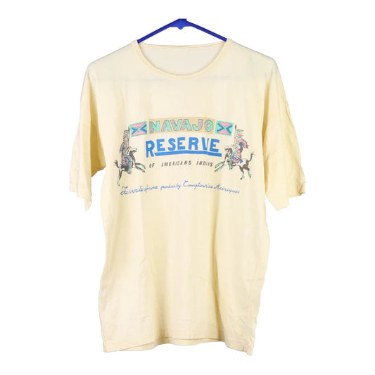 Vintage yellow Unbranded T-Shirt - womens medium