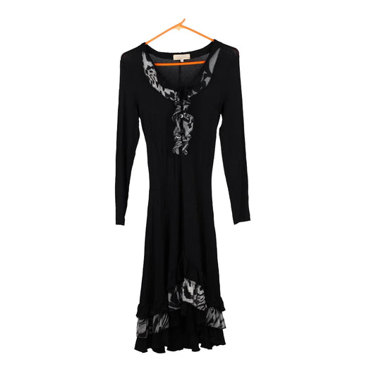 Vintage black Mantani Dress - womens x-small