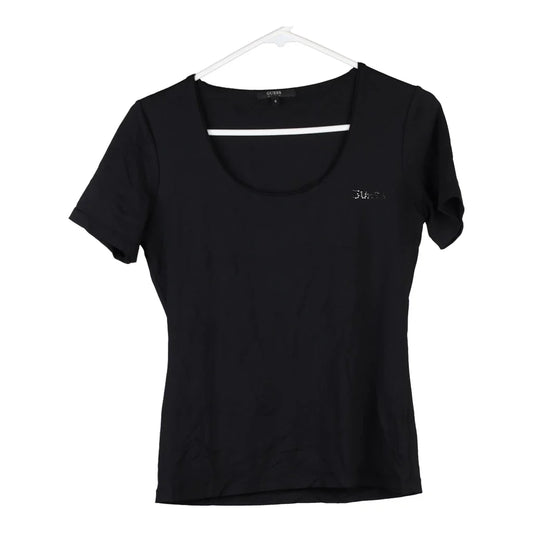 Vintage black Guess T-Shirt - womens medium