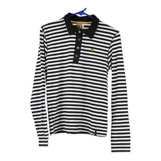 Vintage black & white A-Style Rugby Shirt - mens medium