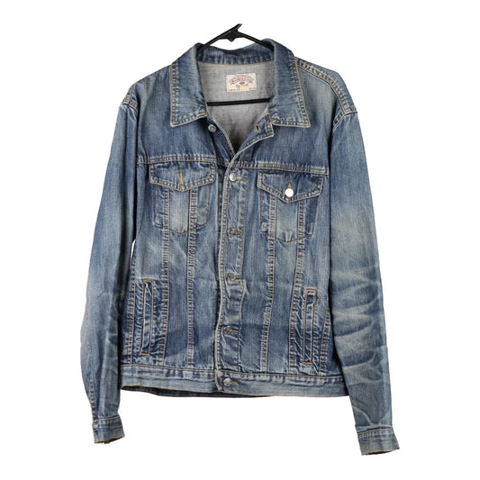 Vintage blue Rainbow Jeans Denim Jacket - mens large