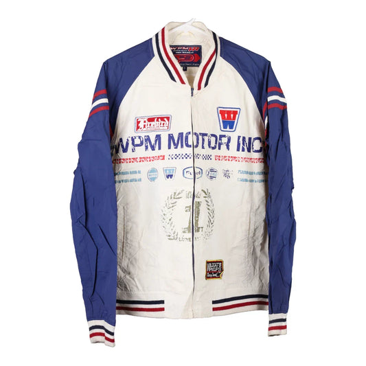 Vintage block colour Wampum Jacket - mens x-large