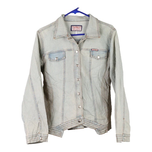 Vintage grey Wan Li Denim Jacket - mens x-large