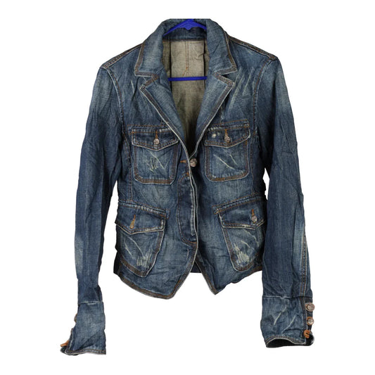 Vintage blue Unbranded Denim Jacket - womens small
