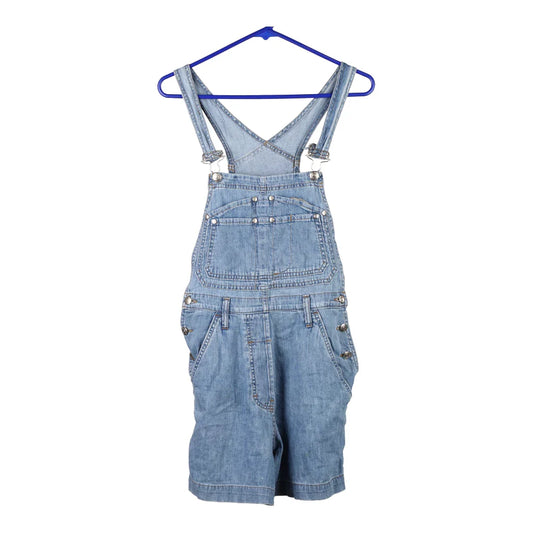Vintage blue Swish Jeans Short Dungarees - womens x-small