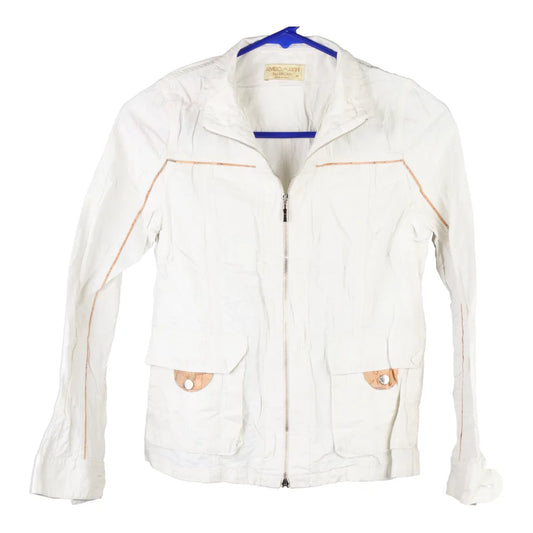 Vintage white Alviero Martini Jacket - womens medium