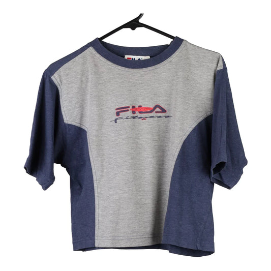 Vintage block colour Fila T-Shirt - womens medium