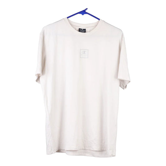 Vintage white Champion T-Shirt - mens medium
