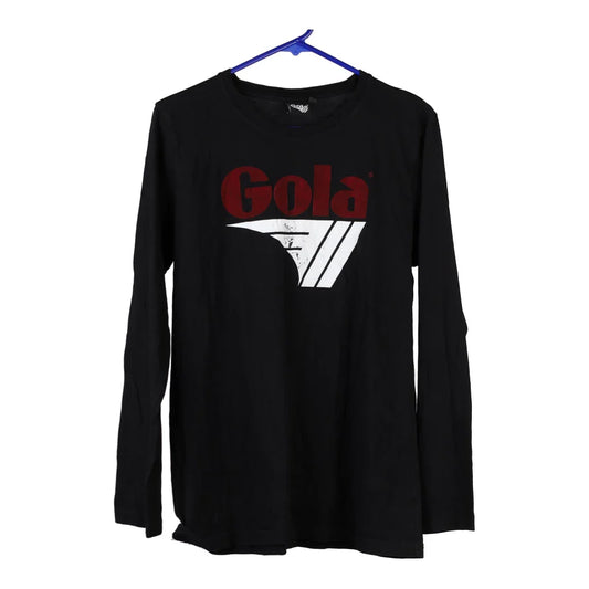 Vintage black Gola Long Sleeve T-Shirt - mens large