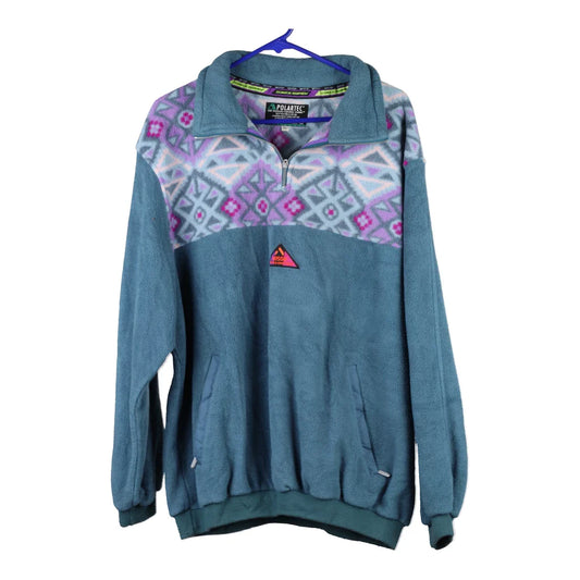 Vintage blue Polartec Aesse Fleece - mens x-large