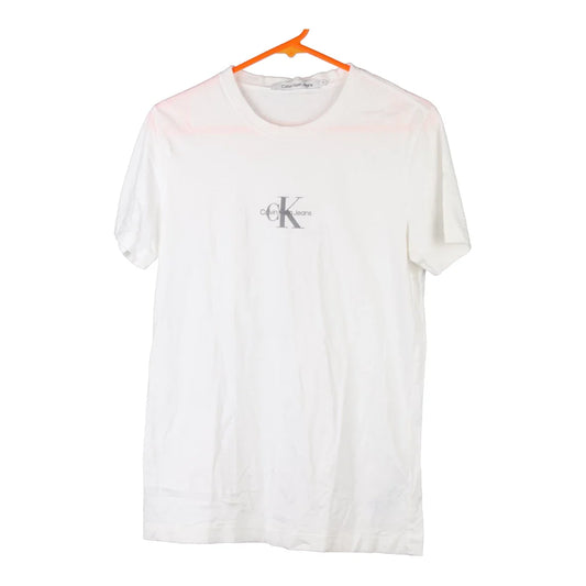 Vintage white Calvin Klein Jeans T-Shirt - mens medium