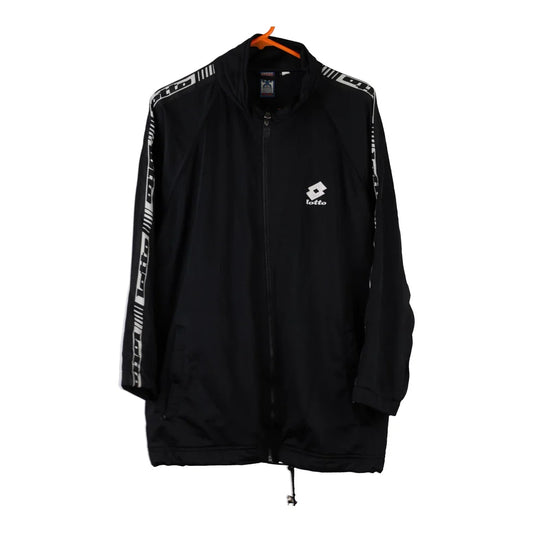 Vintage black Lotto Track Jacket - mens x-large