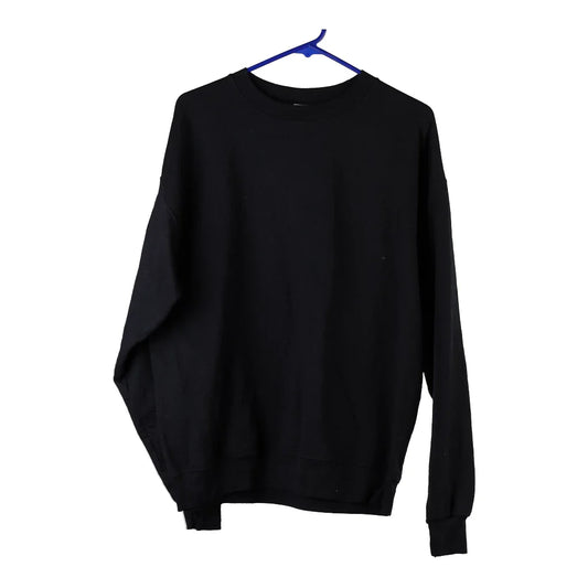 Vintage black Hanes Sweatshirt - mens large