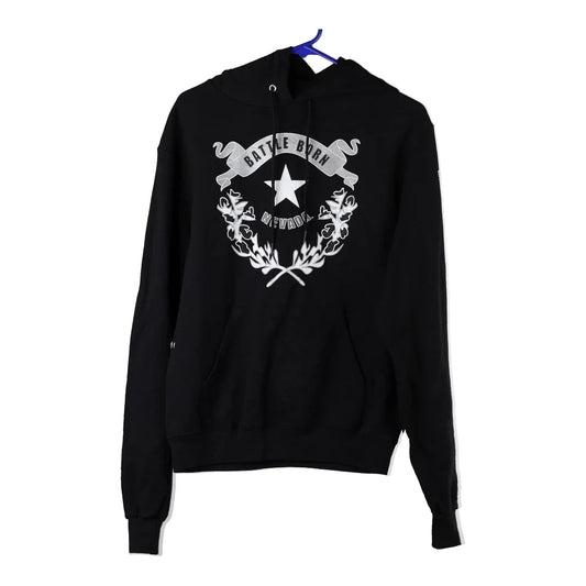 Vintage Battle Born Nevada Champion Hoodie - Small Black Cotton