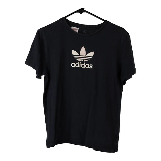 Vintage Age 14-15 Adidas T-Shirt - XL Black Cotton