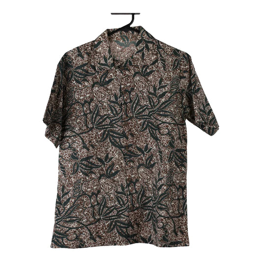 Vintage brown Unbranded Hawaiian Shirt - mens small