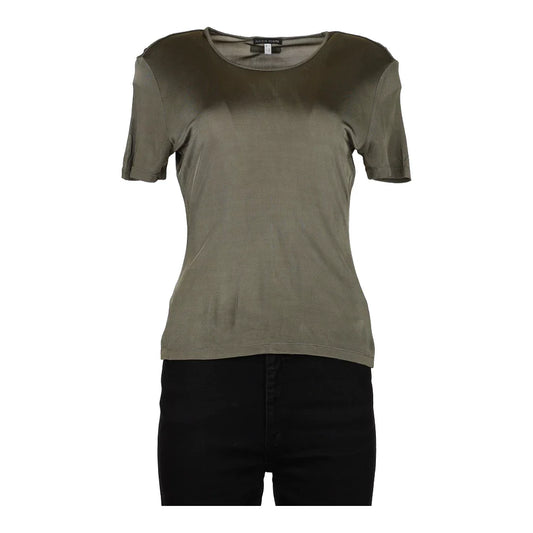 Vintage khaki Krizia Top - womens medium