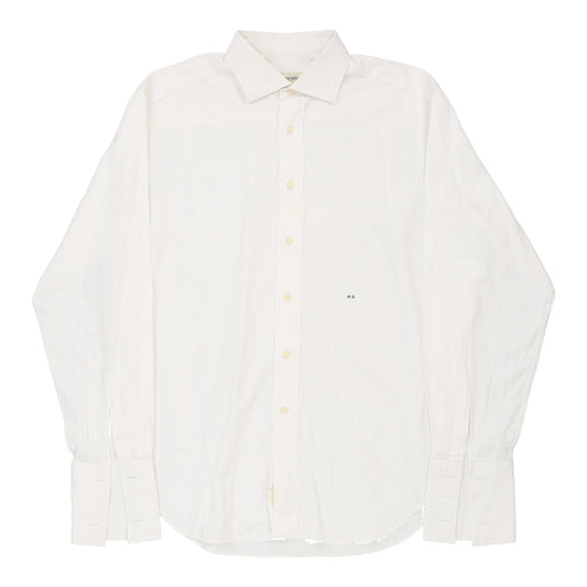 Vintage white Aquascutum Shirt - mens large