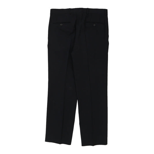 Vintage black Hugo Boss Trousers - mens 34" waist