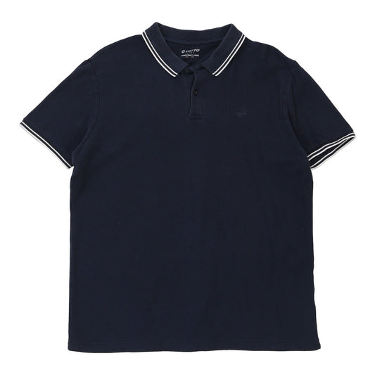 Vintage navy Lotto Polo Shirt - mens xxx-large