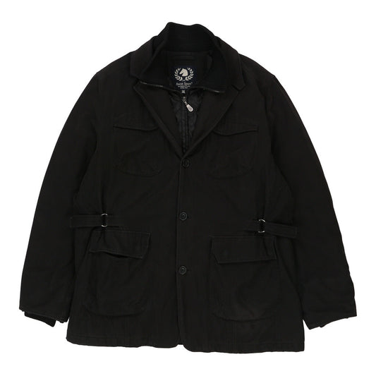 Vintage black Ascot Sport Jacket - mens xxx-large