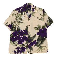  Vintage cream Favant Hawaiian Shirt - mens small