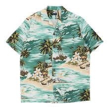  Vintage blue Pashartuk Hawaiian Shirt - mens large