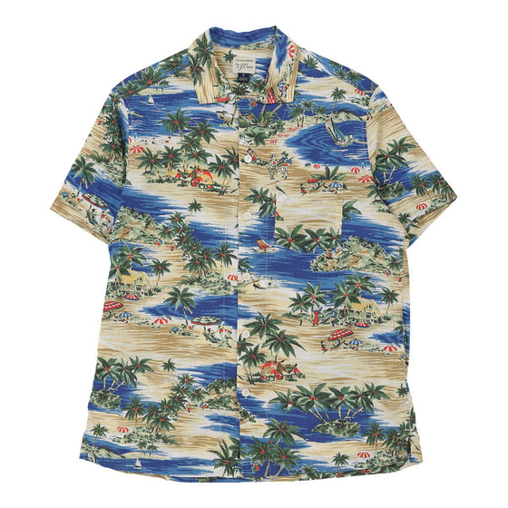 Vintage multicoloured J Crew Hawaiian Shirt - mens small