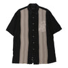 Vintage black Van Heusen Hawaiian Shirt - mens large