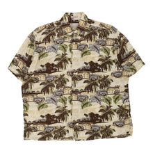  Vintage beige Natural Issue Hawaiian Shirt - mens medium