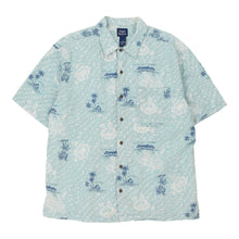  Vintage blue High Sierra Hawaiian Shirt - mens large