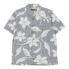 Vintage blue Quiksilver Hawaiian Shirt - mens medium
