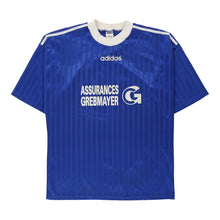  Vintage blue Adidas Football Shirt - mens large