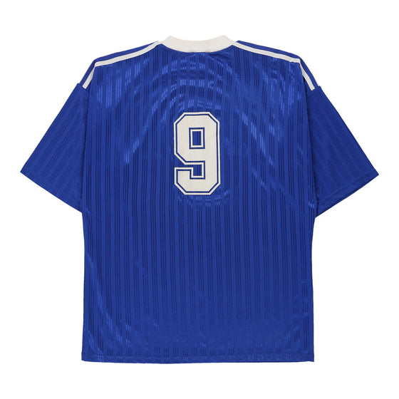 Vintage blue Adidas Football Shirt - mens large