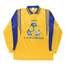  Vintage yellow Adidas Football Shirt - mens x-large
