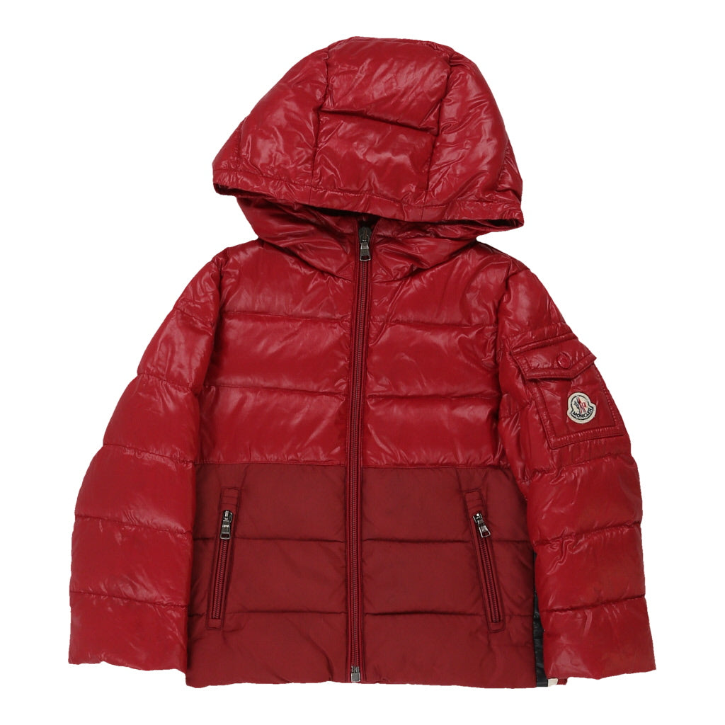  Vintage red Age 2 Moncler Puffer - boys xx-small