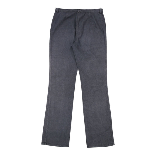 Vintage Armani Jeans Trousers - 30W UK 10 Grey Cotton