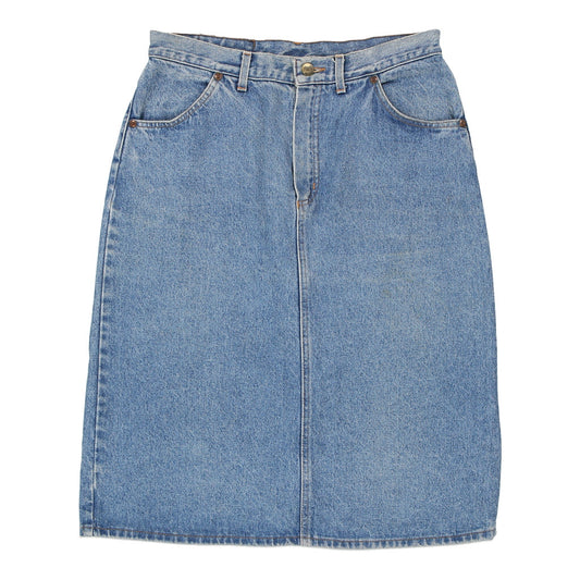 Vintage Rifle Denim Skirt - 32W UK 12 Blue Cotton