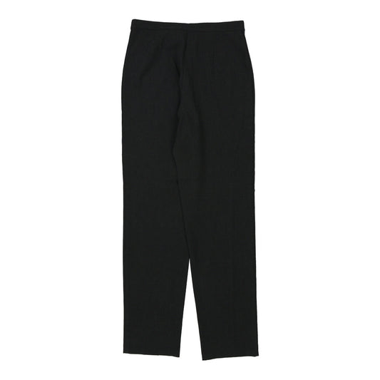 Vintage Armani Jeans Trousers - 29W UK 12 Black Polyester Blend