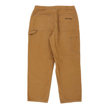  Vintage brown Columbia Carpenter Trousers - mens 37" waist