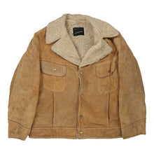  Vintage brown Jc Penny Suede Jacket - mens x-large