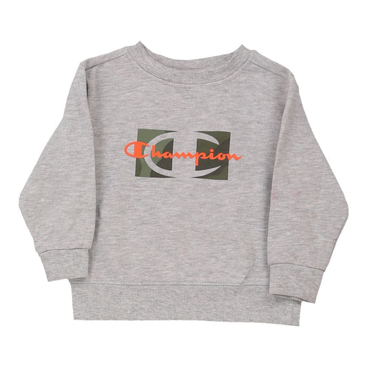 Vintage grey Age 2 Champion Sweatshirt - boys x-small