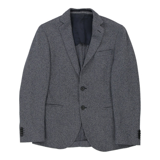 Vintage Hugo Boss Blazer - Medium Grey Cotton