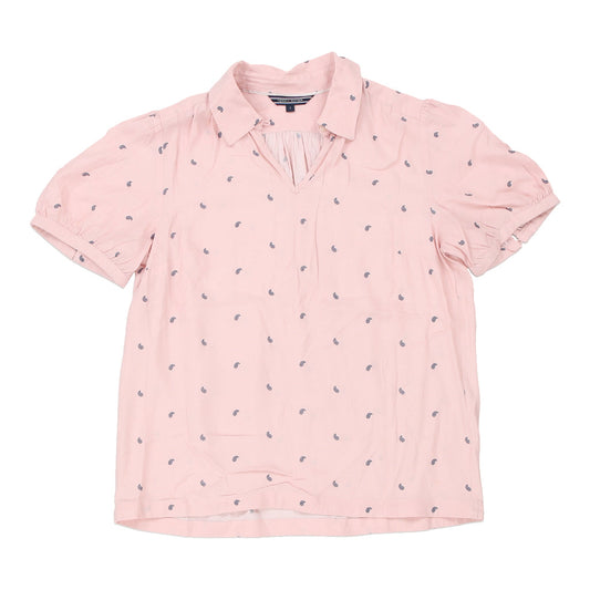 Vintage Tommy Hilfiger Blouse - Medium Pink Cotton